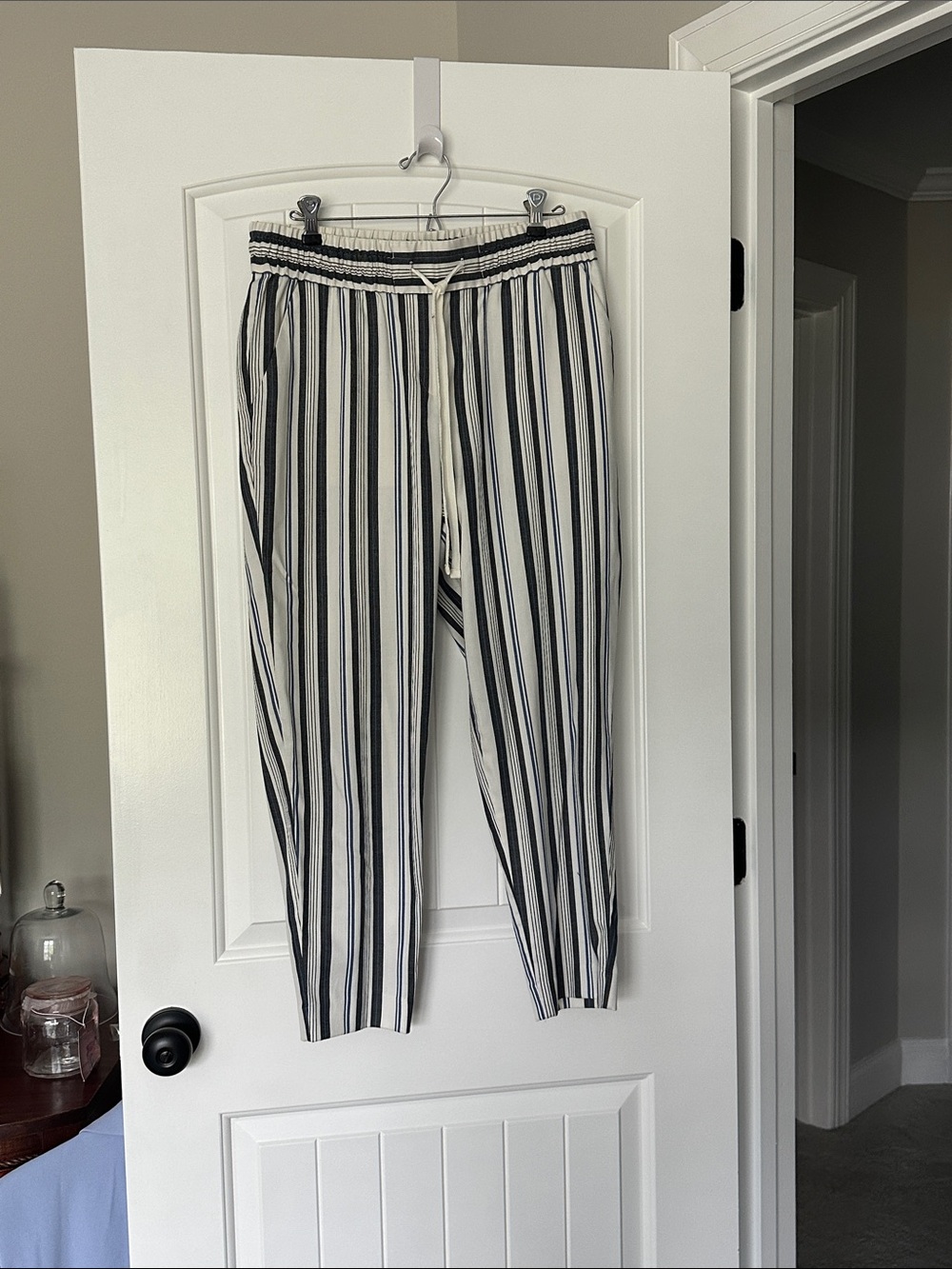 Striped Drawstring Pants
